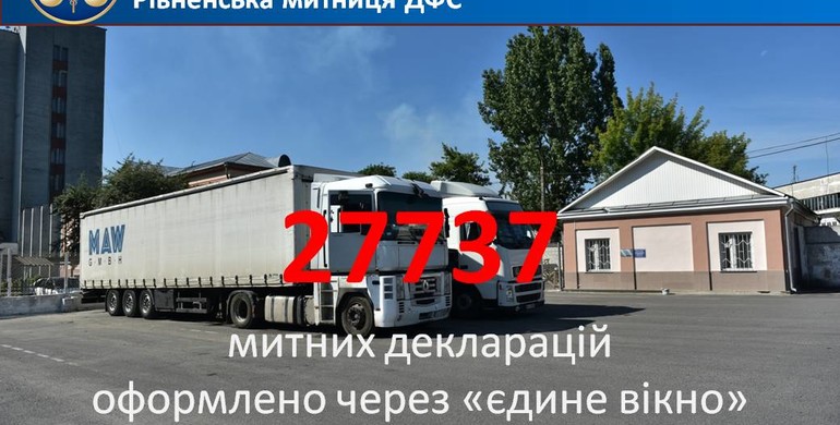 "Єдине вікно" на Рівненській митниці стає все більш популярним